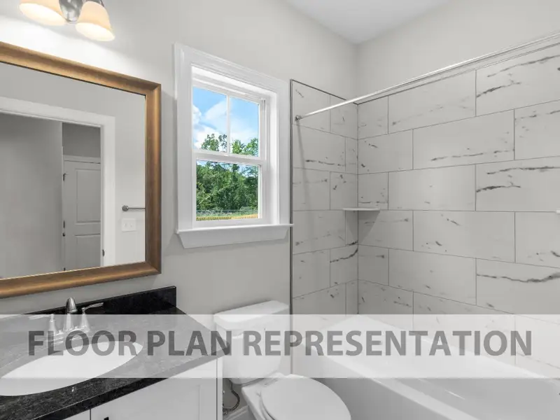 Representative furnished interior of a home built from the Oglethorpe by Ivey Homes in Tillery Park, Grovetown (Image 10).