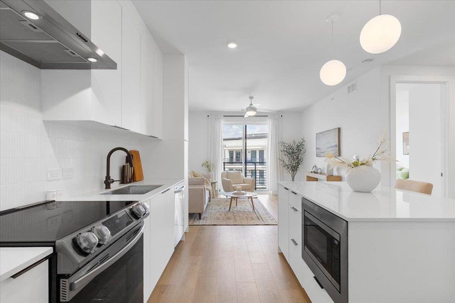 Furnished interior view inside a new home in , Austin (Image 16).