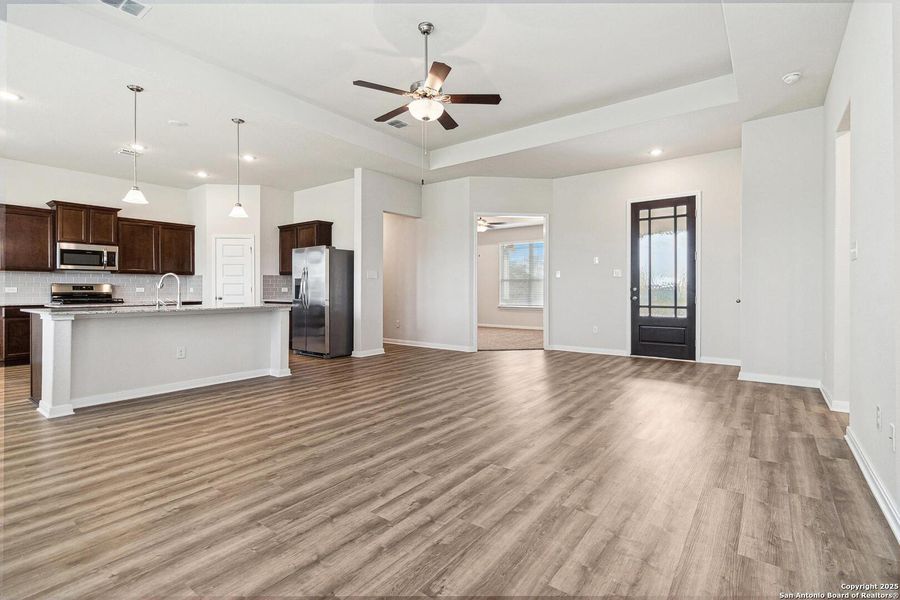 Furnished interior view inside a new home in Lonesome Dove, San Antonio (Image 14). Furnished interior view inside a new home in Lonesome Dove, San Antonio (Image 14).