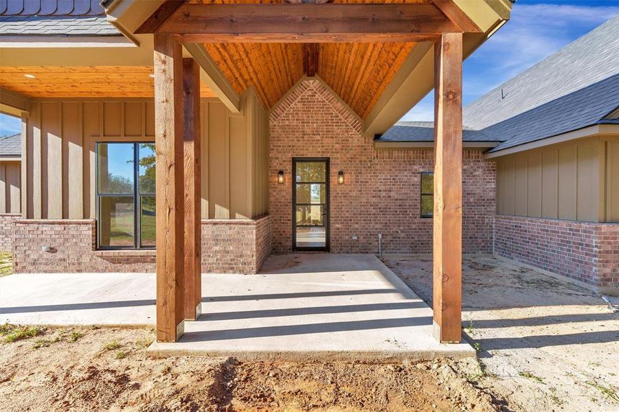 Exterior details and patio area of a home in , Tolar (Image 2). Exterior details and patio area of a home in , Tolar (Image 2).