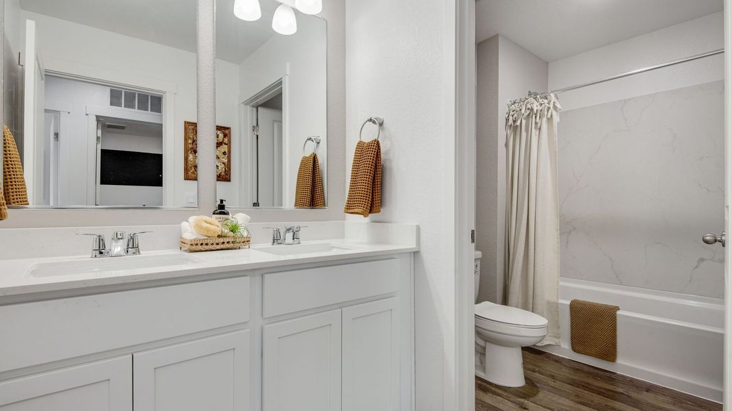 Furnished interior view inside a new home in Sky Ranch, Watkins (Image 30).