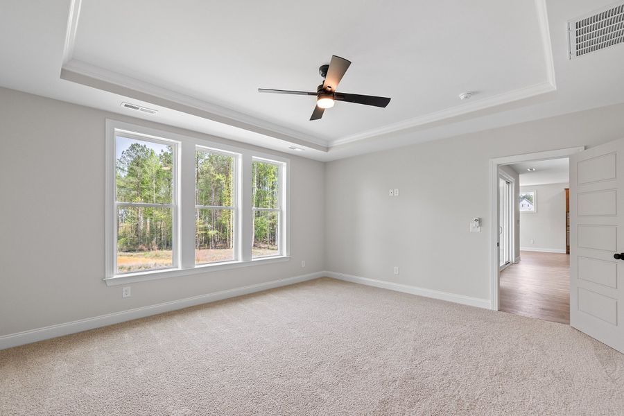Representative unfurnished interior of a home built from the The Bradley by RobuckHomes in Baylee Ridge, Selma (Image 186). Representative unfurnished interior of a home built from the The Bradley by RobuckHomes in Baylee Ridge, Selma (Image 186).
