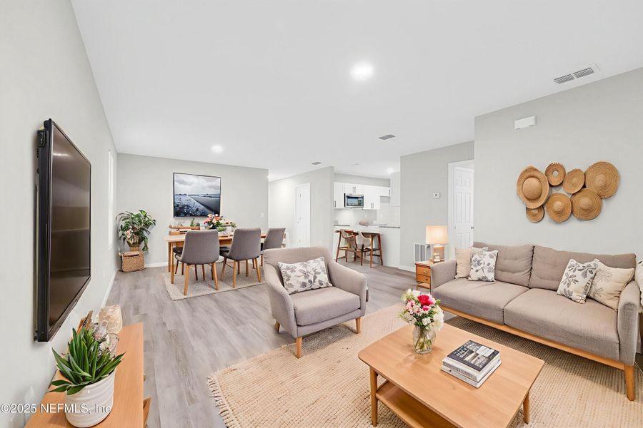Furnished interior view inside a new home in , Jacksonville (Image 8).
