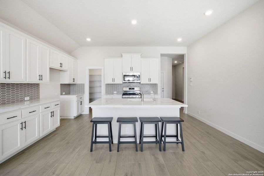 Furnished interior view inside a new home in August Fields, New Braunfels (Image 6). Furnished interior view inside a new home in August Fields, New Braunfels (Image 6).