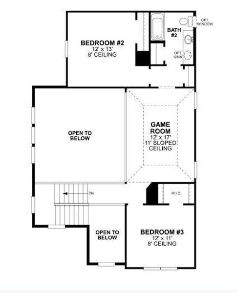 2D floor plan layout of this home in Tarrytown, Crowley, TX (Image 3). 2D floor plan layout of this home in Tarrytown, Crowley, TX (Image 3).