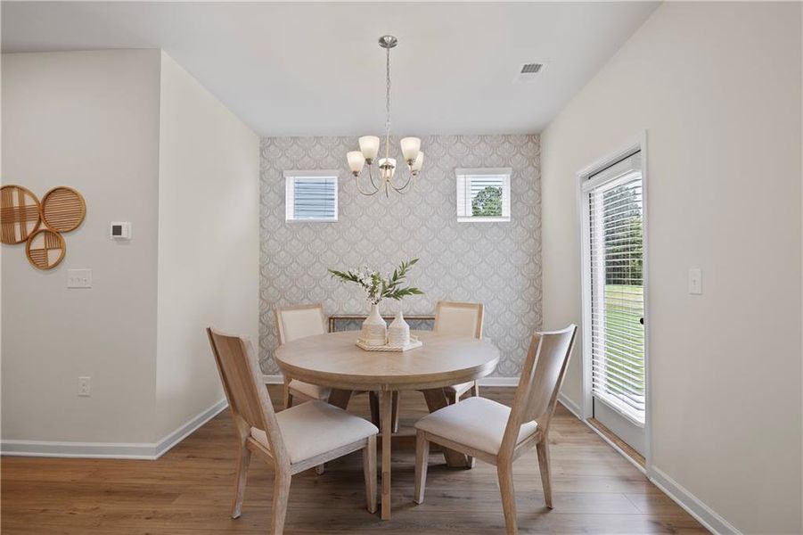 Furnished interior view inside a new home in Walden Park – The Retreat, Jonesboro (Image 9).