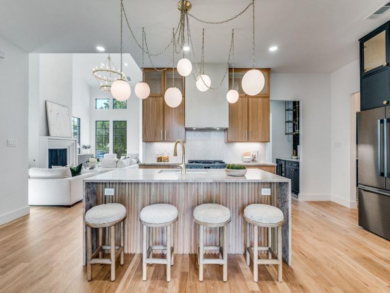 Furnished interior view inside a new home in , Dallas (Image 17).