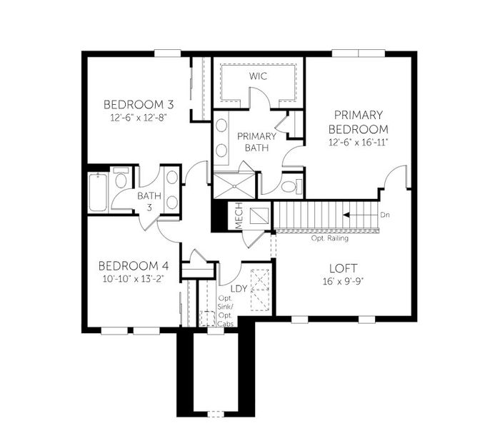 2D floor plan layout of this home in Brystol North at Wylder, Port St. Lucie, FL (Image 4). 2D floor plan layout of this home in Brystol North at Wylder, Port St. Lucie, FL (Image 4).