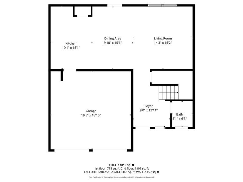 2D floor plan layout of this home in Alder Park, Conyers, GA (Image 5).
