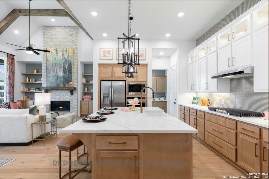 Furnished interior view inside a new home in Mont Blanc, Schertz (Image 33). Furnished interior view inside a new home in Mont Blanc, Schertz (Image 33).