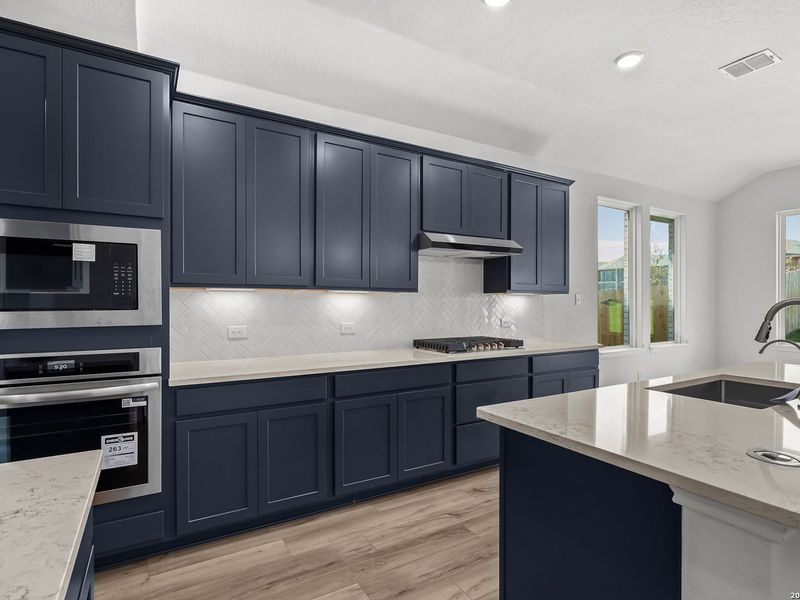 Furnished interior view inside a new home in Comanche Ridge, San Antonio (Image 12).