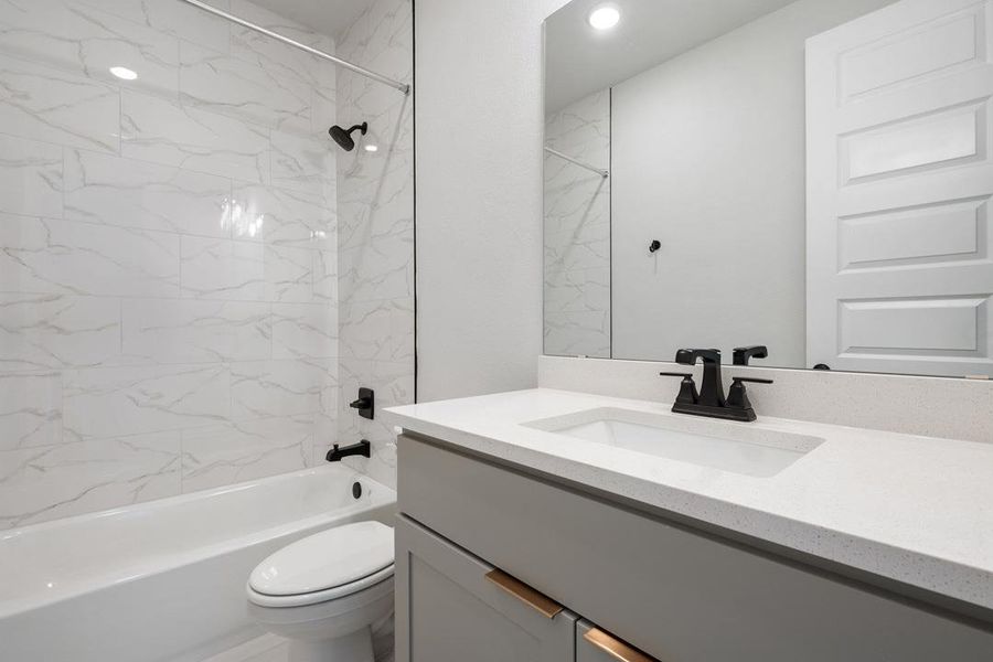 Furnished interior view inside a new home in Lagos Reserve, Manor (Image 4).