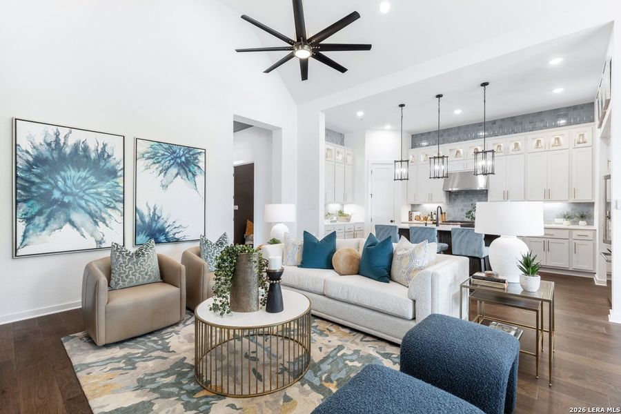 Furnished interior view inside a new home in The Ranches at Creekside, Boerne (Image 16).