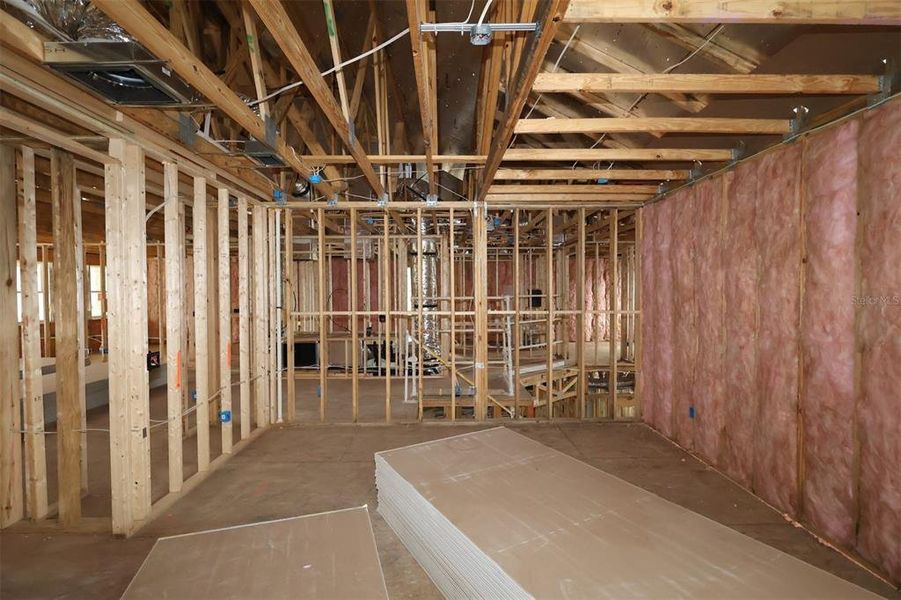 In-progress construction of a new home in Lake Star at Ovation, Winter Garden, FL (Image 15).