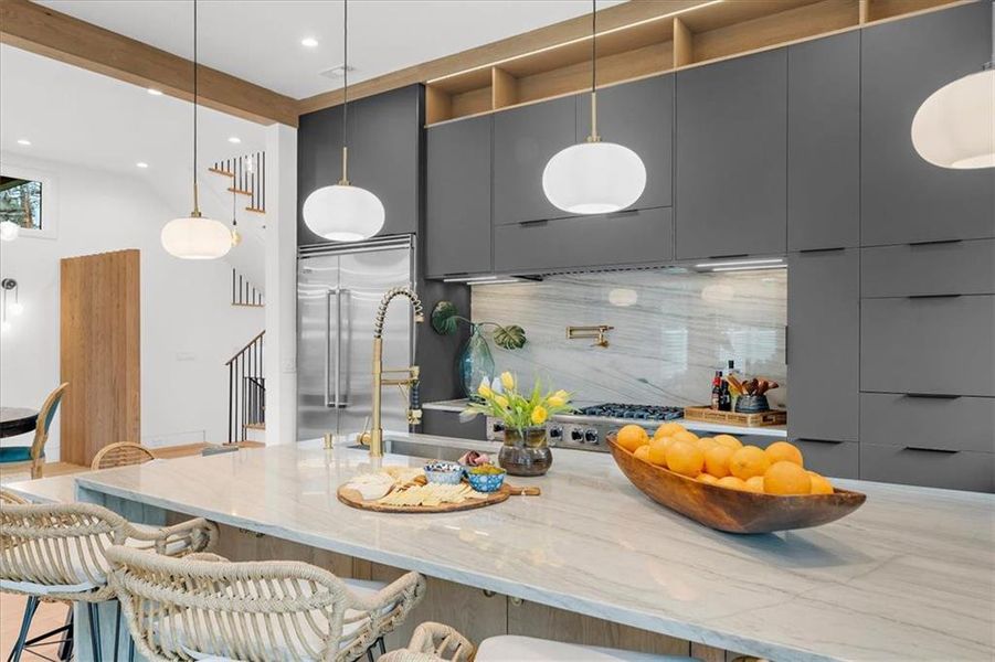 Furnished interior view inside a new home in , Atlanta (Image 16).