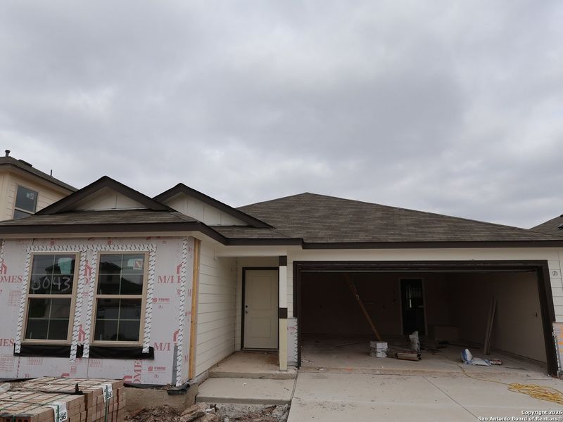 In-progress construction of a new home in Agave, San Antonio, TX (Image 29).