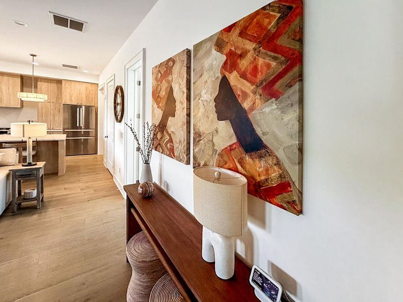 Furnished interior view inside a new home in , Charleston (Image 9).
