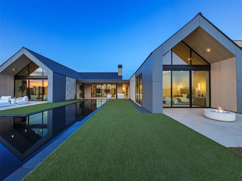 Exterior details and patio area of a home in , Westlake (Image 4).