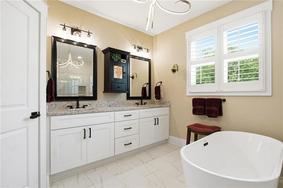 Furnished interior view inside a new home in , Canton (Image 22).