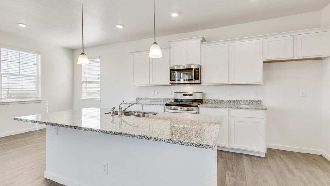 Furnished interior view inside a new home in Ridge at Johnstown, Johnstown (Image 6). Furnished interior view inside a new home in Ridge at Johnstown, Johnstown (Image 6).
