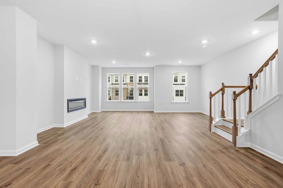 Spacious, unfurnished interior of a new home in Renaissance at White Oak, Garner (Image 21).