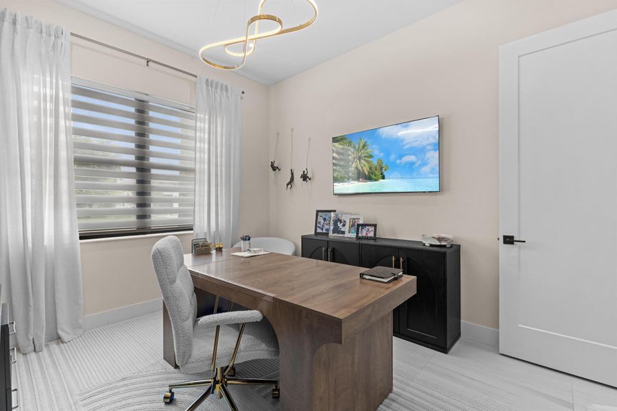 Furnished interior view inside a new home in Solana Bay at Avenir, Palm Beach Gardens (Image 43). Furnished interior view inside a new home in Solana Bay at Avenir, Palm Beach Gardens (Image 43).