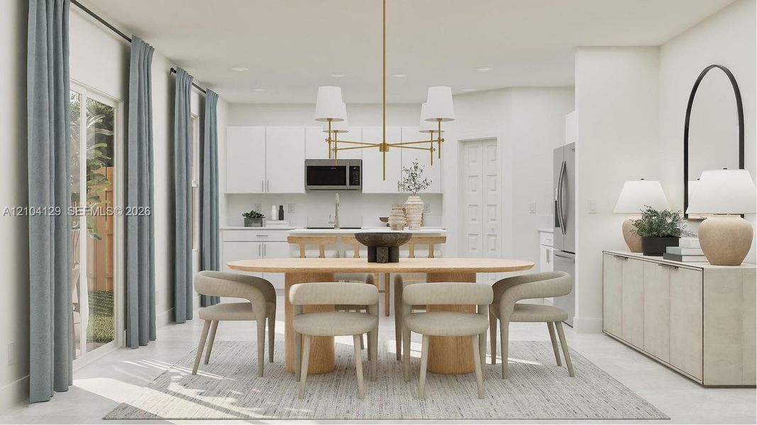 Furnished interior view inside a new home in Verdana Grove, Miami (Image 16). Furnished interior view inside a new home in Verdana Grove, Miami (Image 16).