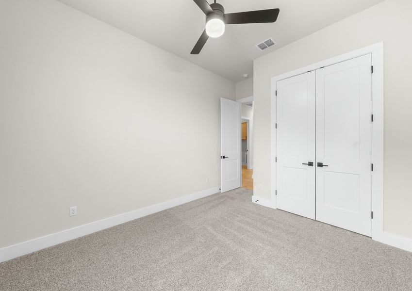 The secondary bedrooms are the perfect space for children's bedrooms or guest rooms.