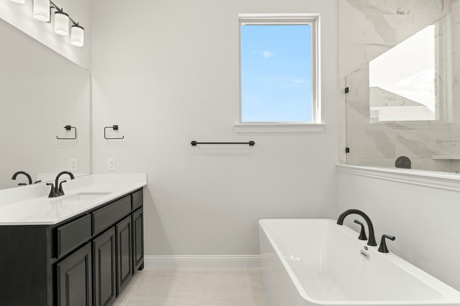 Furnished interior view inside a new home in Berkshire Estates, Mesquite (Image 12).
