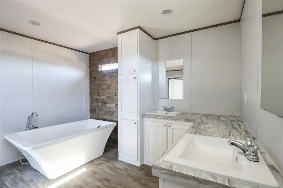 Furnished interior view inside a new home in , Merkel (Image 5).