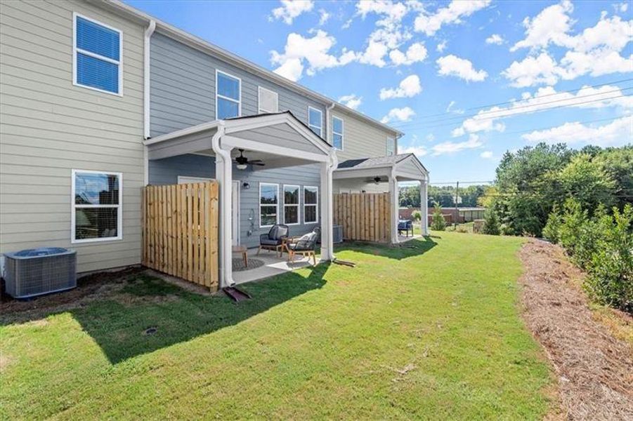 Exterior details and patio area of a home in , Dacula (Image 31).