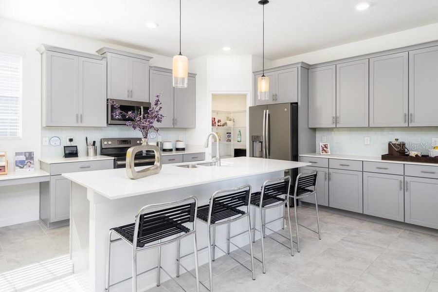 Furnished interior view inside a new home in Wellness Ridge, Clermont (Image 4).