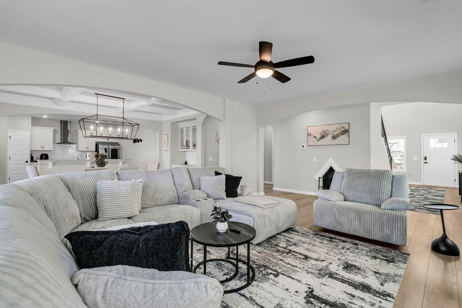 Furnished interior view inside a new home in , Summerville (Image 30).