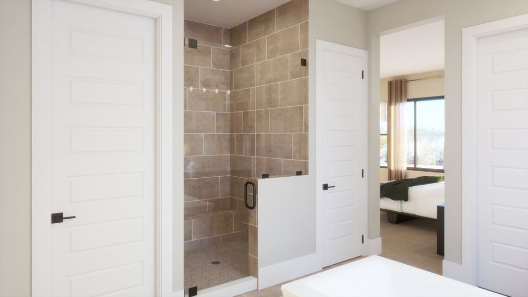Furnished interior view inside a new home in Estates at Kings Ranch, Gold Canyon (Image 19).