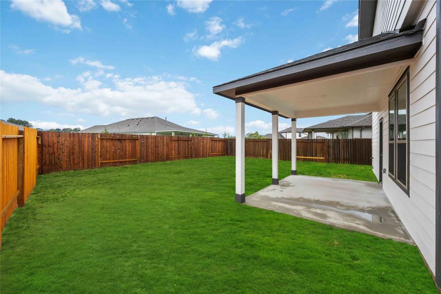Front exterior of a new home in Granger Pines, Conroe, TX, highlighting curb appeal (Image 1). Front exterior of a new home in Granger Pines, Conroe, TX, highlighting curb appeal (Image 1).