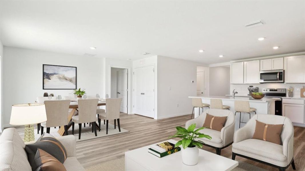 Furnished interior view inside a new home in Oakfield Lakes, Parrish (Image 4).