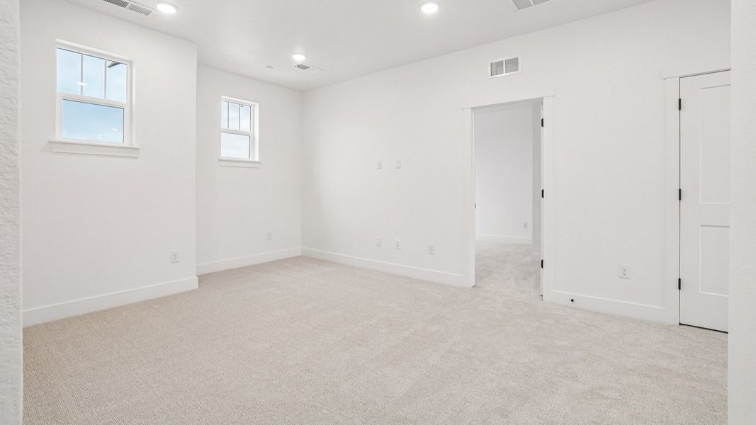 Furnished interior view inside a new home in Dillon Pointe - Journey, Broomfield (Image 26).