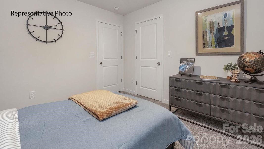 Furnished interior view inside a new home in Falls at Hickory, Hickory (Image 16).
