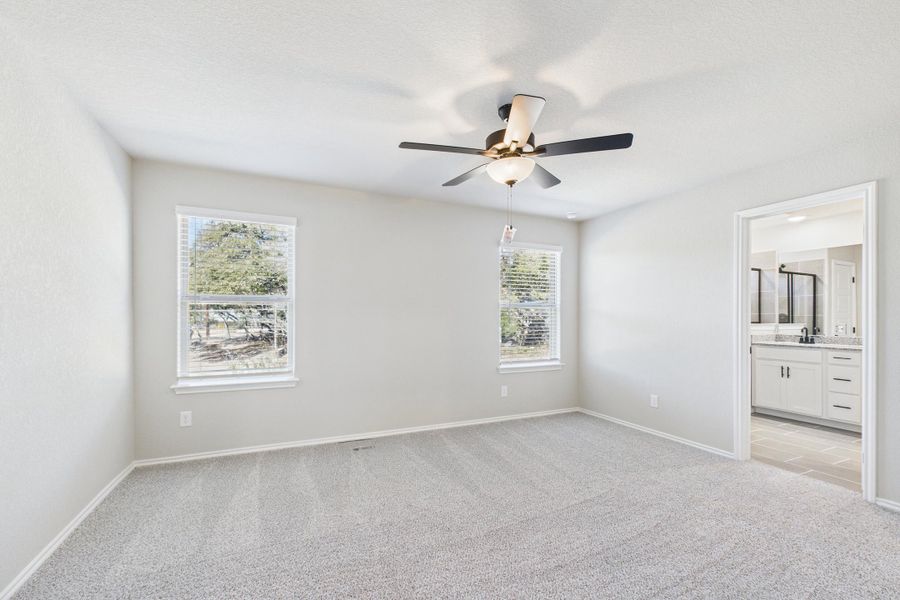 Representative unfurnished interior of a home built from the The Charlotte A by Davidson Homes LLC in Cedar Heights, San Antonio (Image 24). Representative unfurnished interior of a home built from the The Charlotte A by Davidson Homes LLC in Cedar Heights, San Antonio (Image 24).