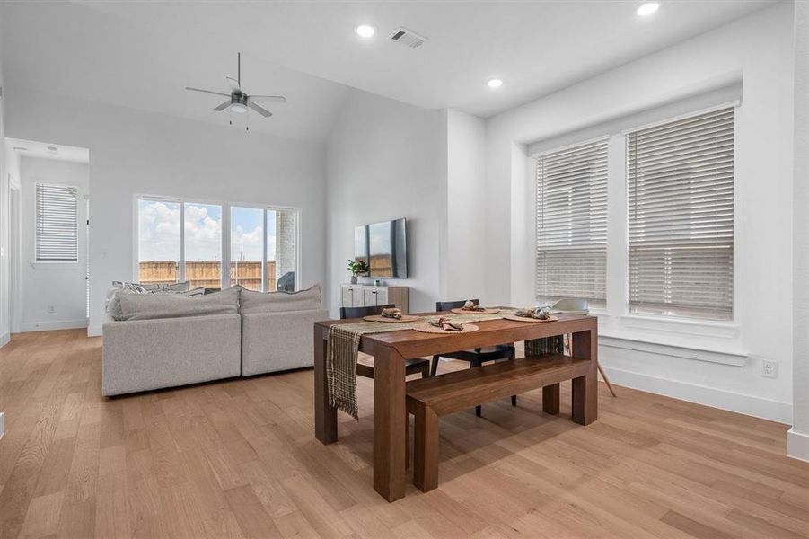 Furnished interior view inside a new home in Sandbrock Ranch, Aubrey (Image 12).