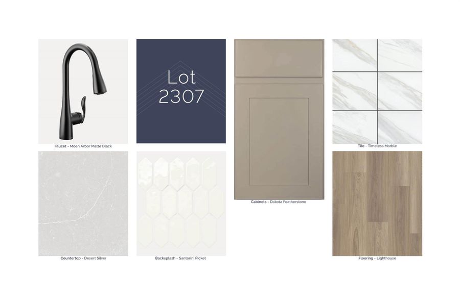 Sample of building materials used in homes in Summerview, Fulshear (Image 13).