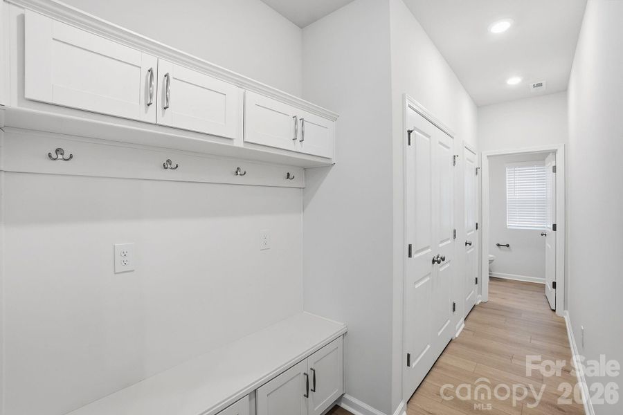 Furnished interior view inside a new home in Sloan Station, Charlotte (Image 10).