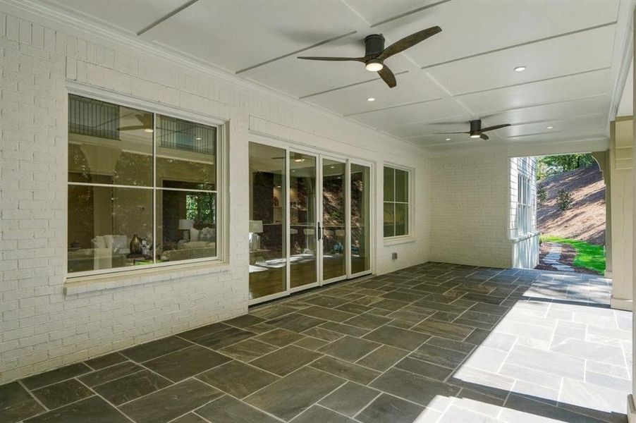 Exterior details and patio area of a home in , Roswell (Image 30).