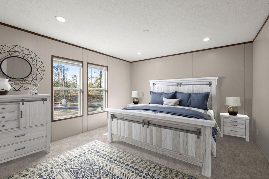 Furnished interior view inside a new home in , Cottageville (Image 5).