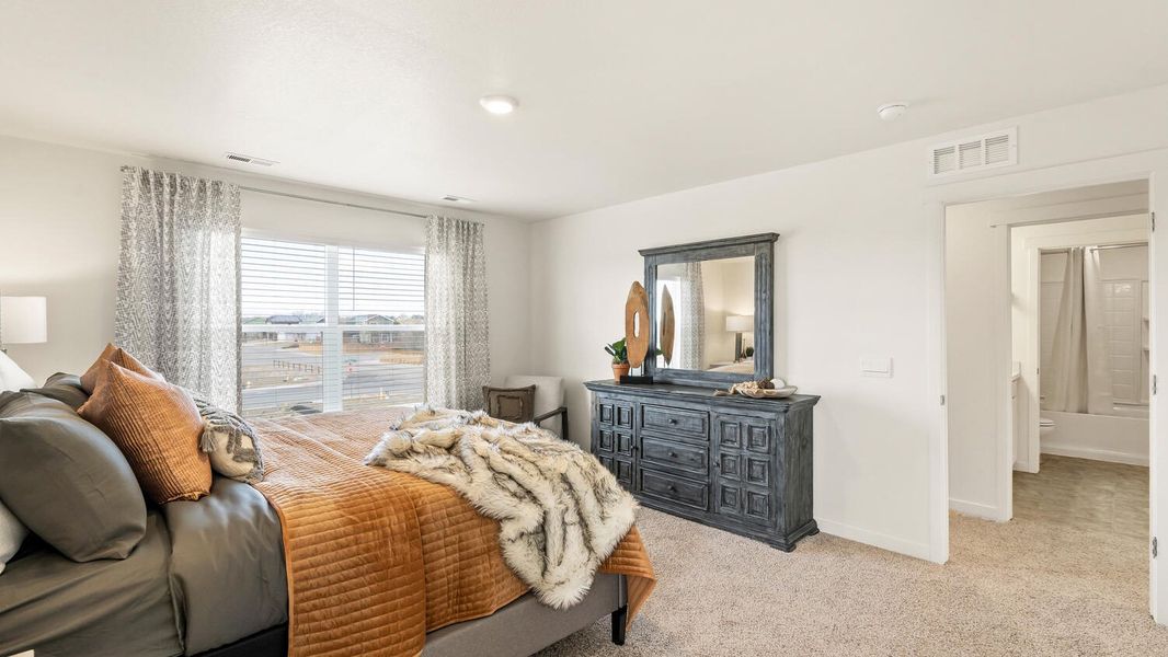 Furnished interior view inside a new home in Tailholt, Severance (Image 23). Furnished interior view inside a new home in Tailholt, Severance (Image 23).