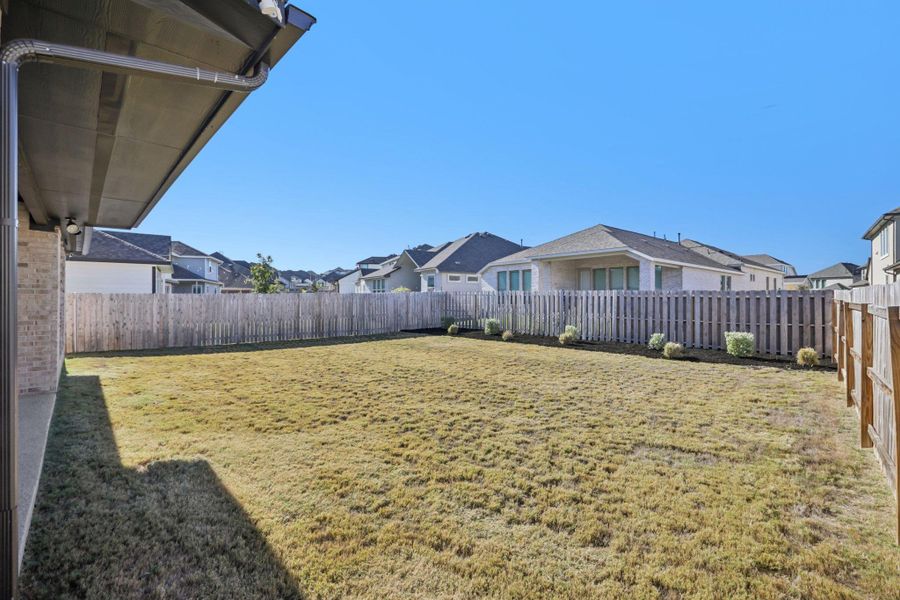 Exterior details and patio area of a home in , Leander (Image 20).