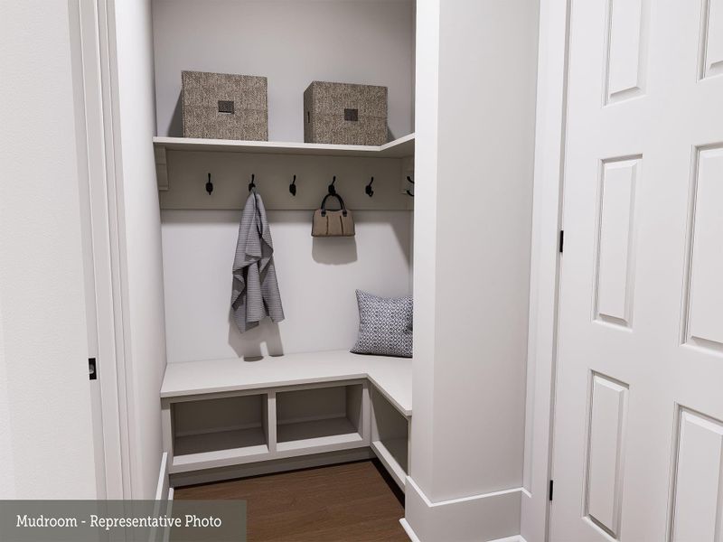 Furnished interior view inside a new home in Two Step Farm 50', Montgomery (Image 4).