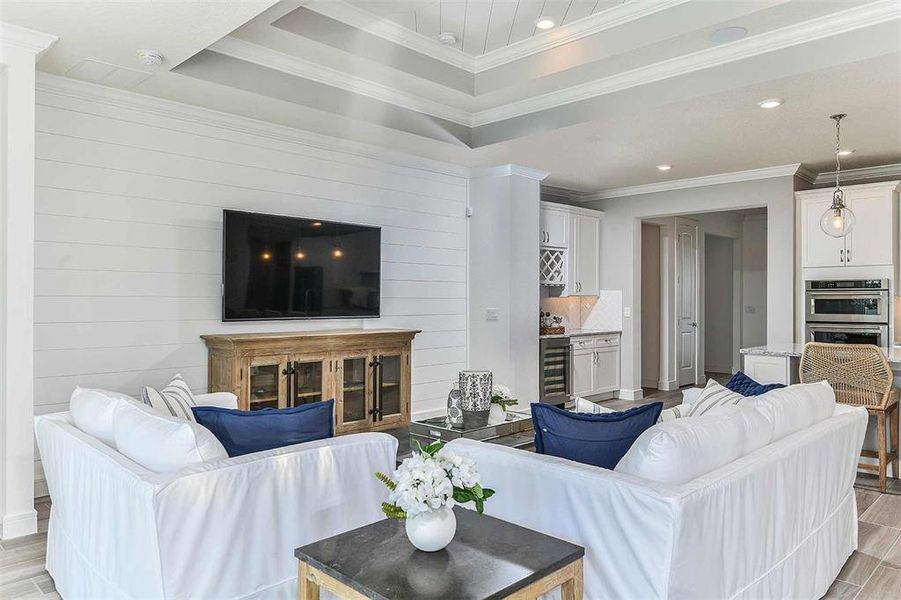 Furnished interior view inside a new home in Del Webb at Viera, Melbourne (Image 21).