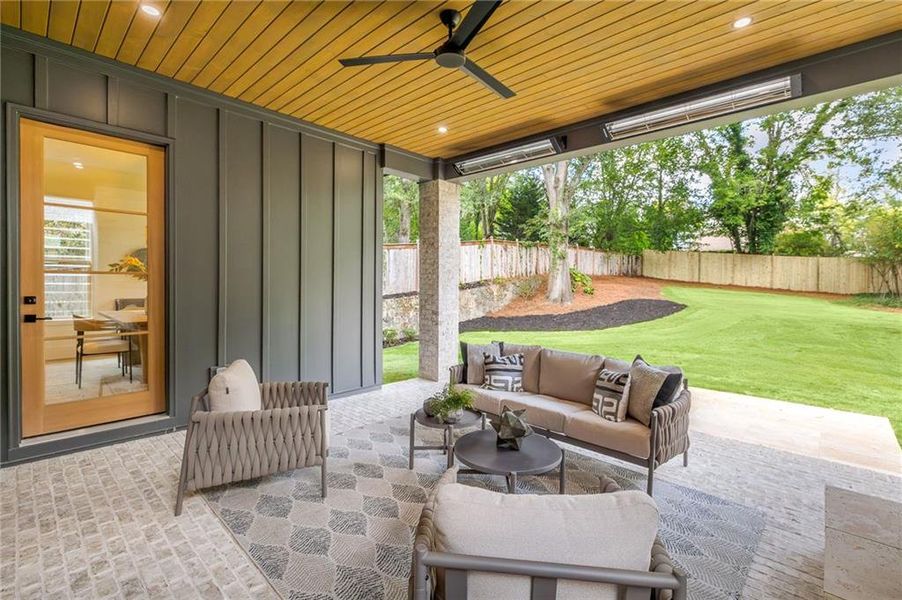 Furnished interior view inside a new home in , Atlanta (Image 11).