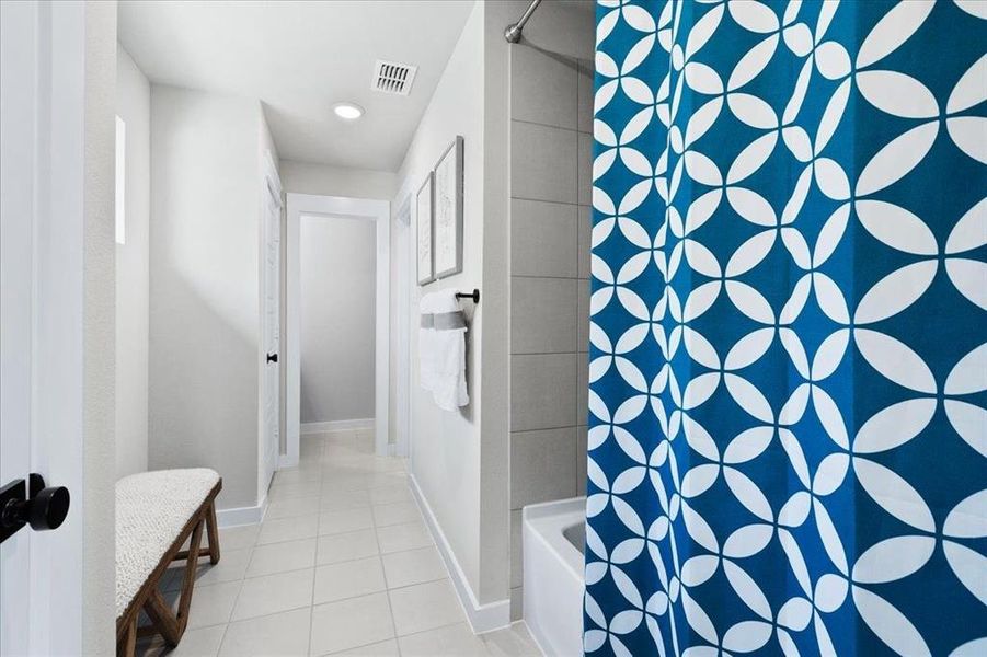 Furnished interior view inside a new home in , Providence Village (Image 7).